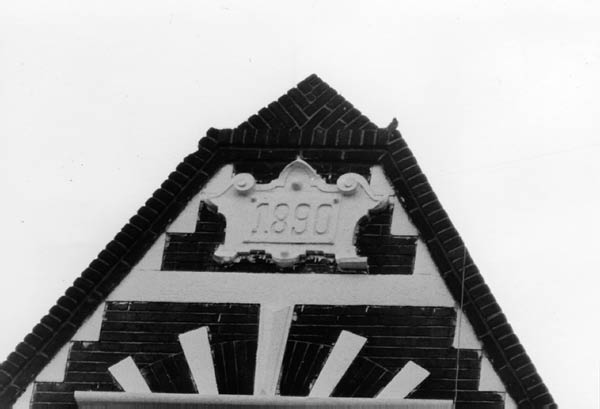 Bergweg 187 detail 1890