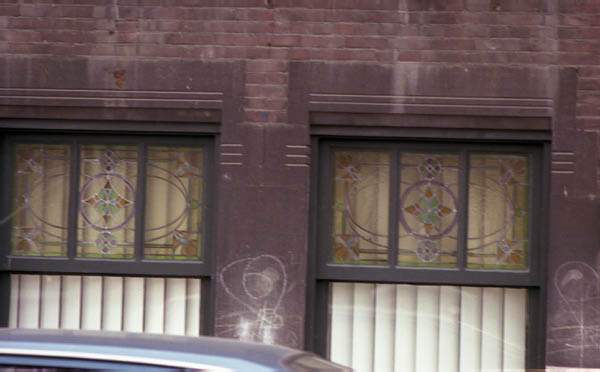 raam glas in lood twee maal adres onbekend