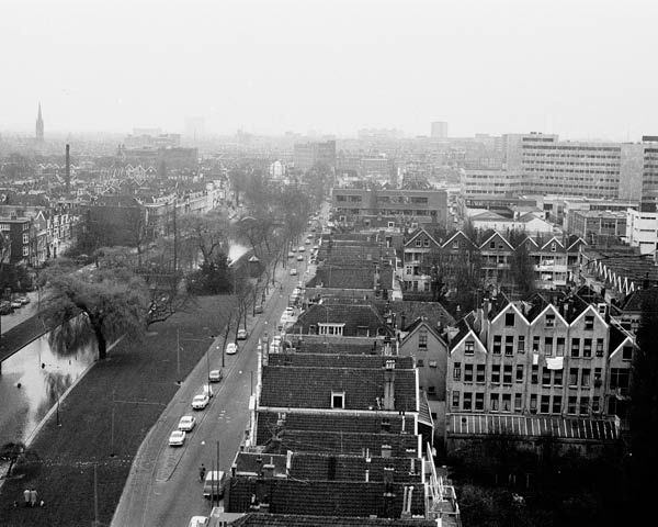 panorama vanaf flat Noordsingel 1972 1e foto