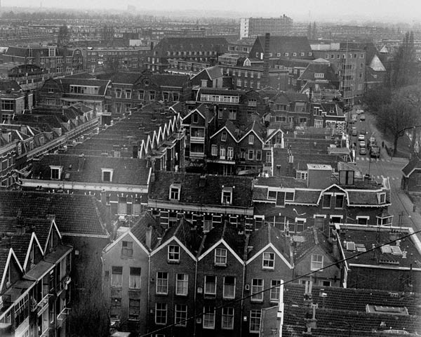 panorama vanaf flat Noordsingel 1972 8e foto