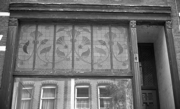 Schoonoordstraat nummer onbekend foto zwart wit